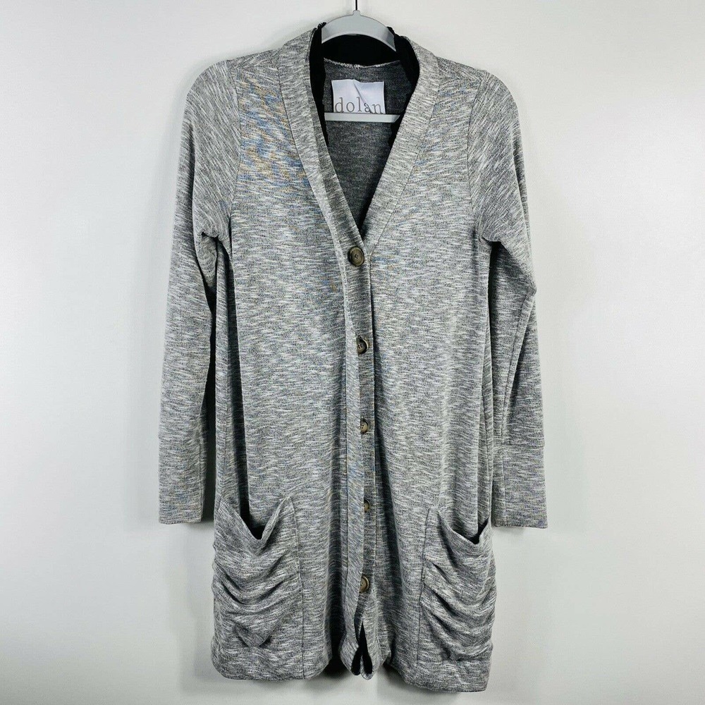 Dolan Gray Heather Long Cardigan Sweater